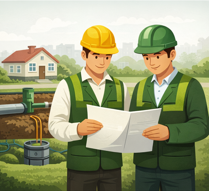 Jak podłączyć działkę do wody i kanalizacji?